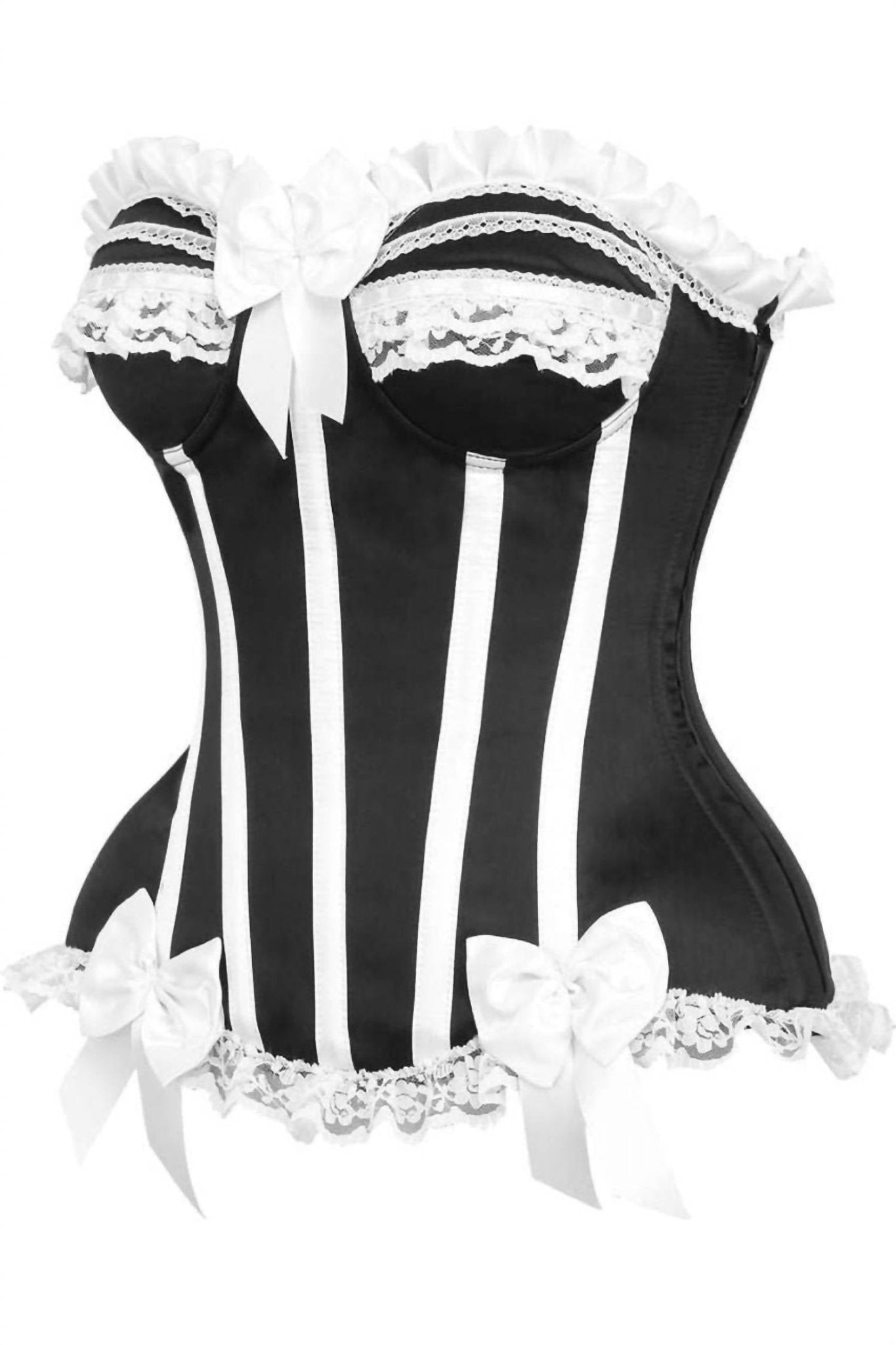 Daisy Corsets - Steel Boned Burlesque Corset - black - clothing - intimates