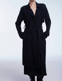 Dāl The Label - Flowy Lapel Trench Coat