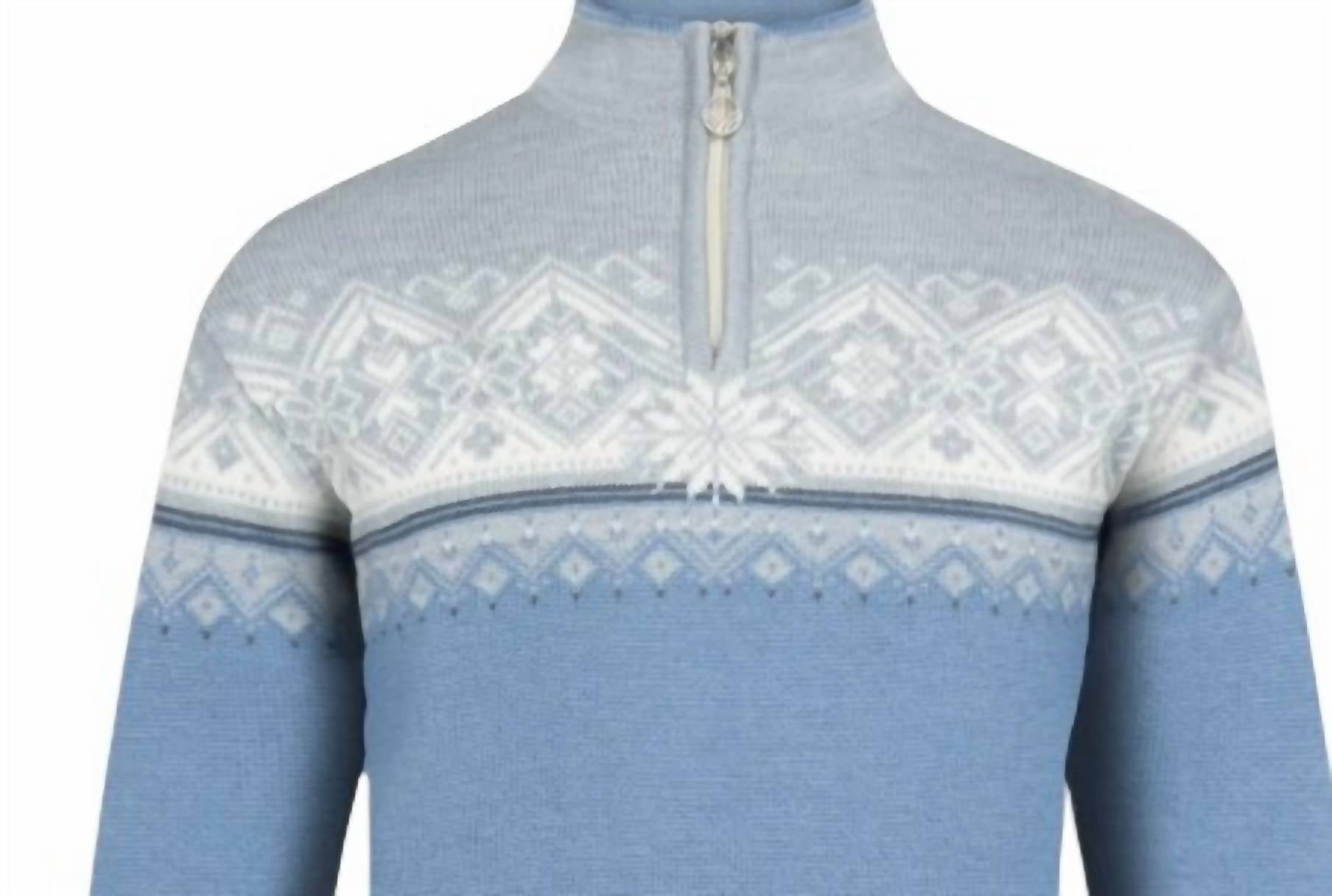 Dale Of Norway - Kids Moritz Sweater - blue - clothing - graphic