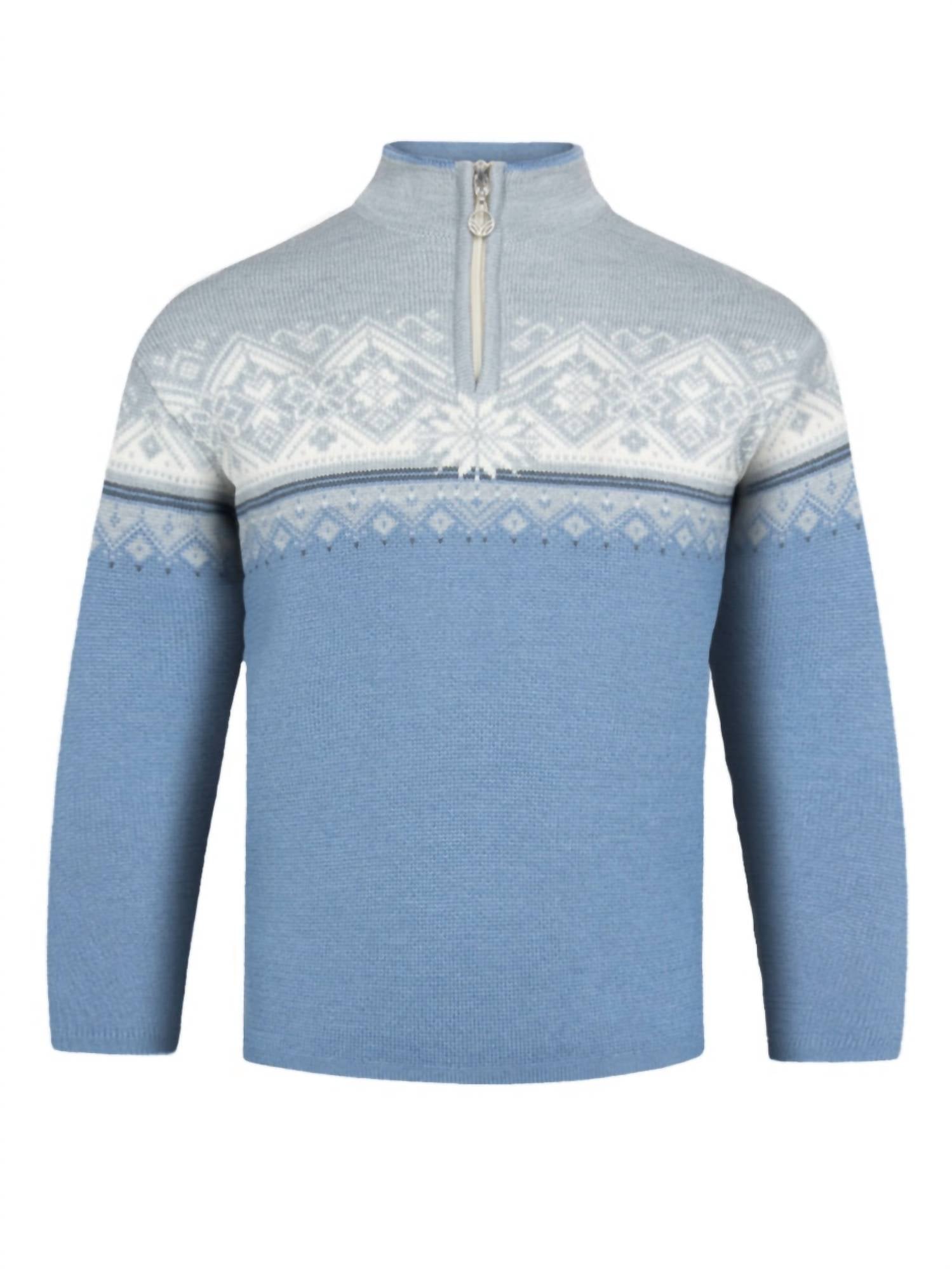 Dale Of Norway - Kids Moritz Sweater - blue - clothing - graphic
