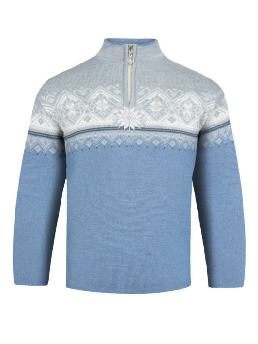 Dale Of Norway - Kids Moritz Sweater - blue - clothing - graphic