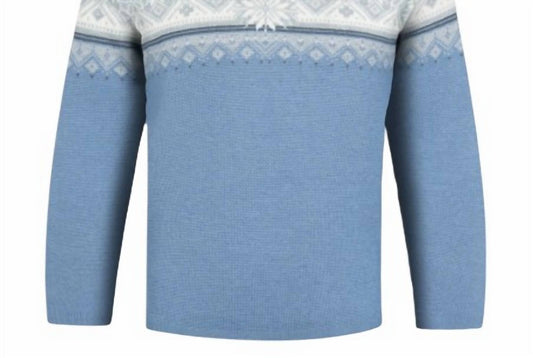 Dale Of Norway - Kids Moritz Sweater - blue - clothing - graphic