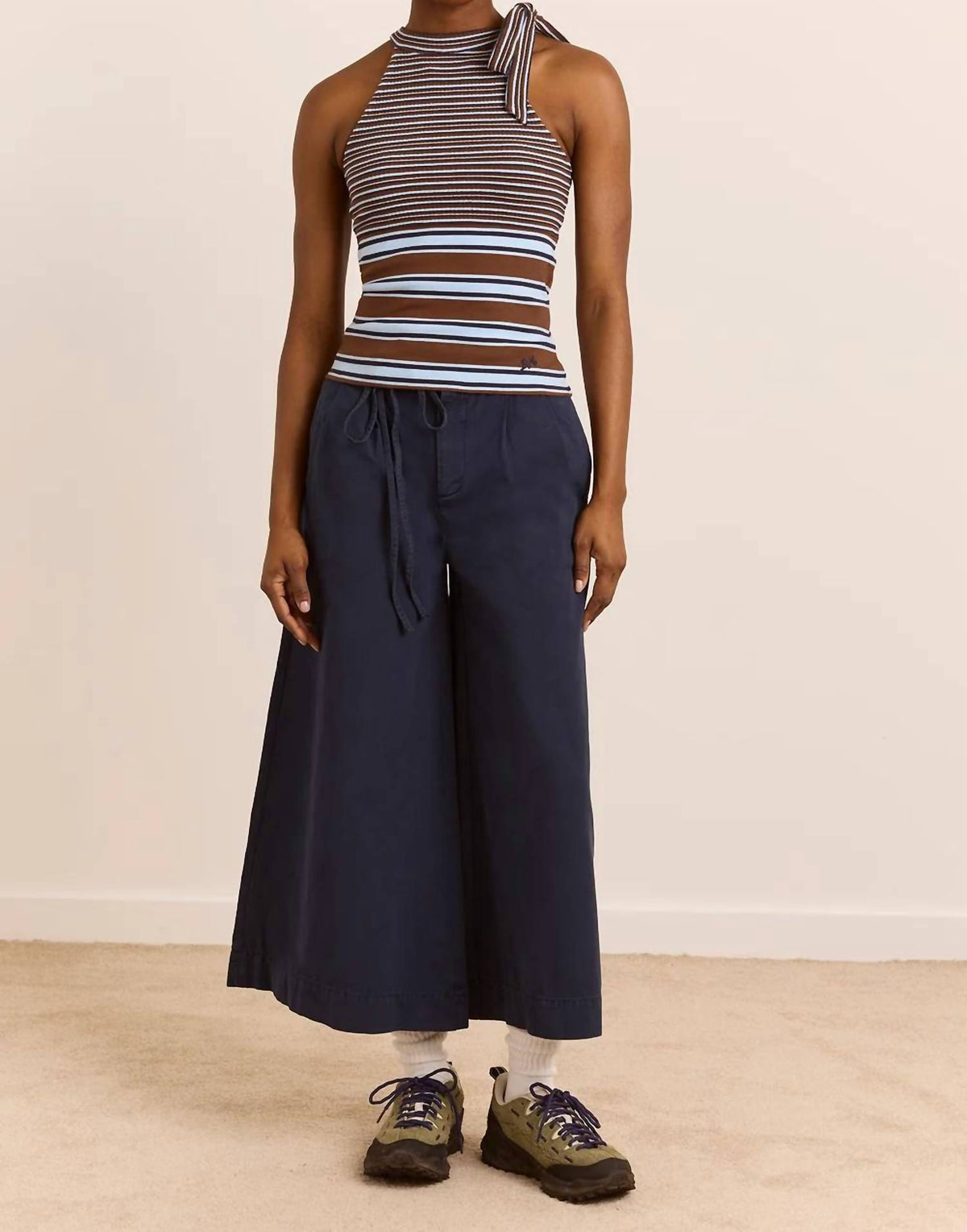 Damson Madder - Oriana High Neck Tank