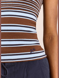 Damson Madder - Oriana High Neck Tank