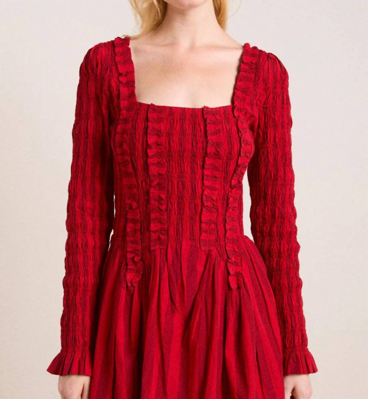 Damson Madder - Raphaela Mini Dress