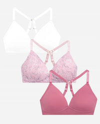 Danskin - Girls 3-pack Microfiber Bra