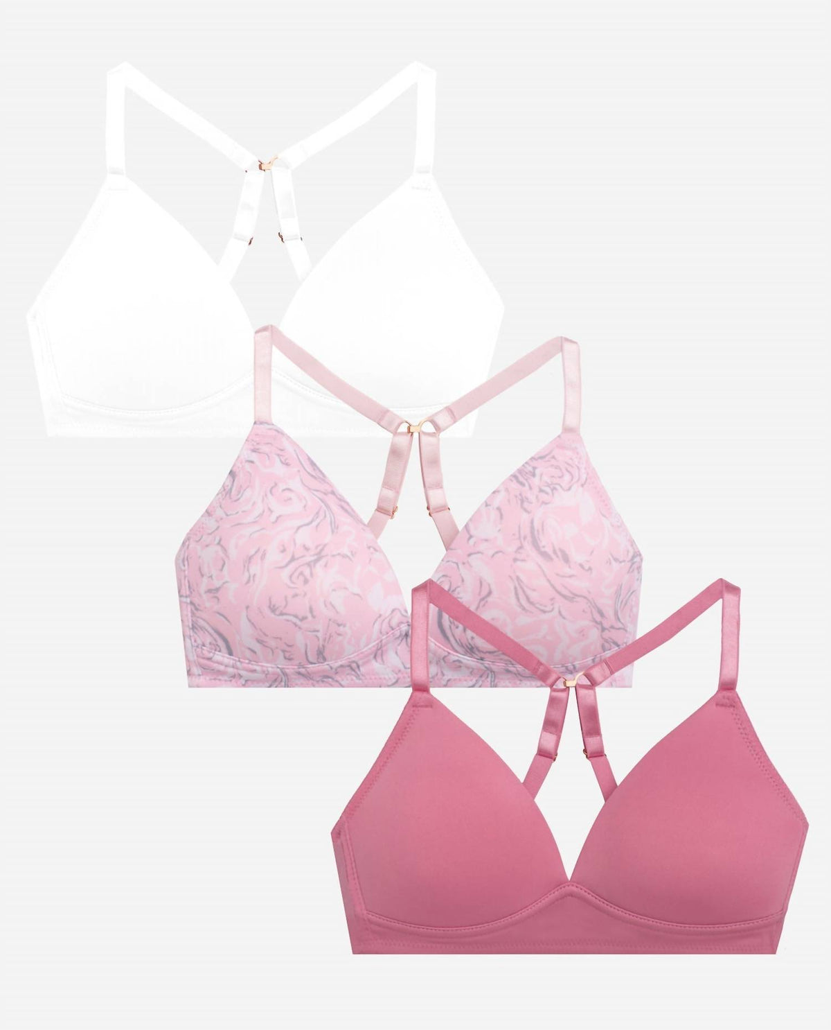 Danskin - Girls 3-pack Microfiber Bra