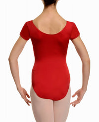 Danskin - Scoopneck Short Sleeve Leotard