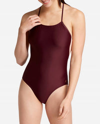 Danskin - Strappy Halter Mesh Leotard One Piece