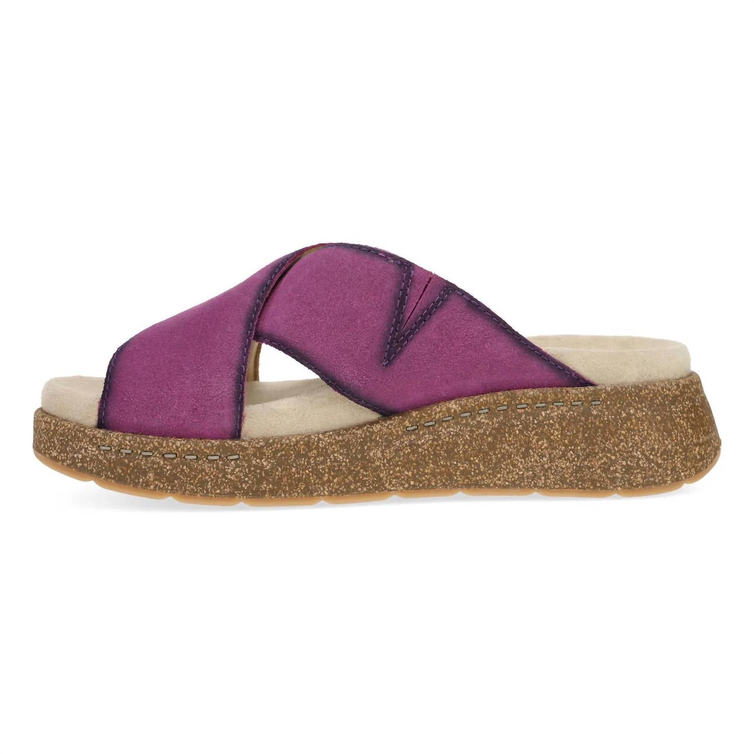 Dansko - Bridget Cork Platform Sandals - pink - sandals - shoes