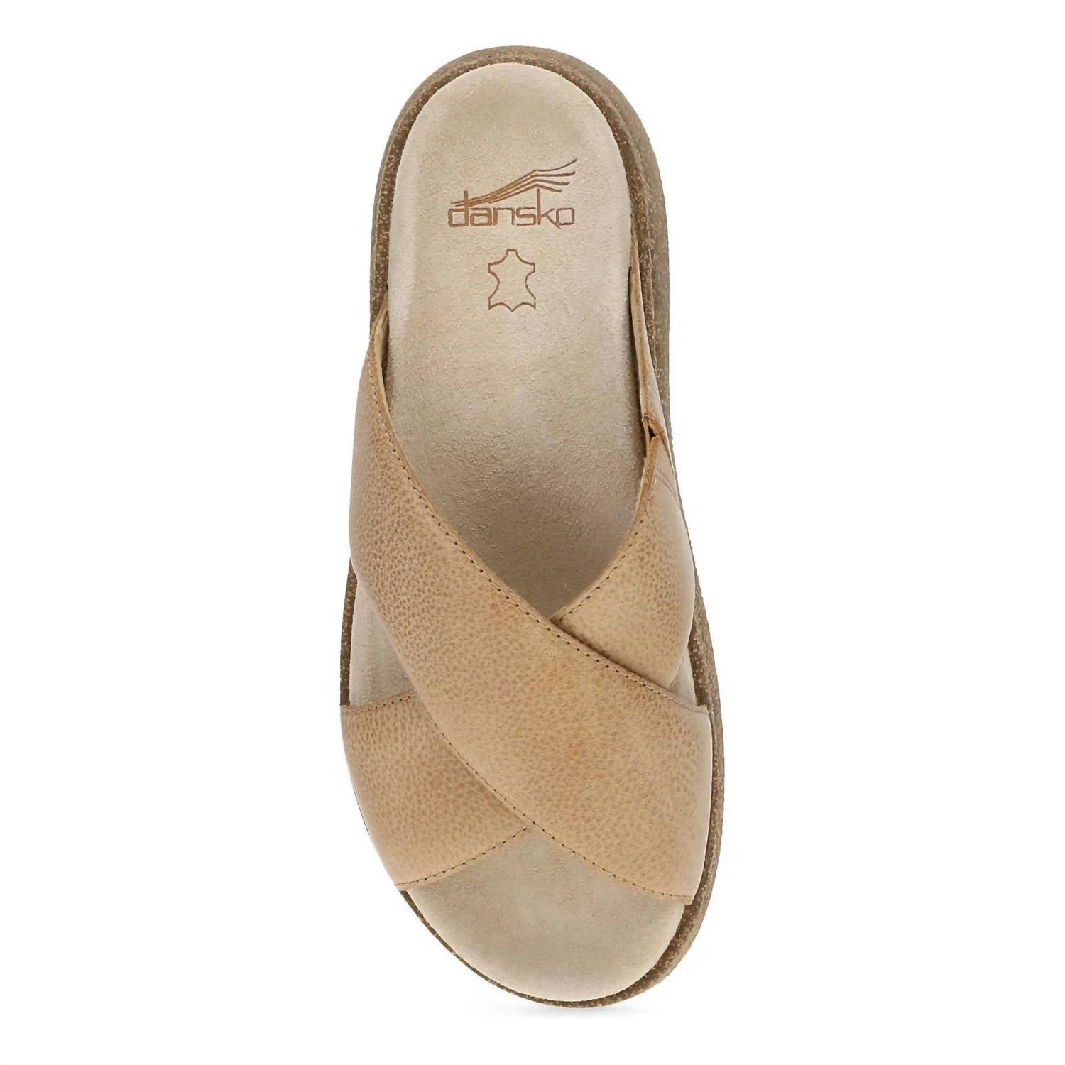 Dansko - Bridget Cork Platform Sandals - beige - sandals - shoes