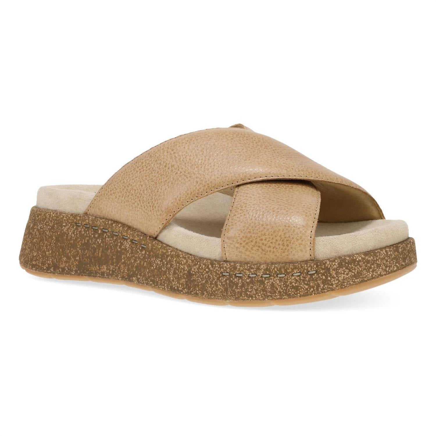 Dansko - Bridget Cork Platform Sandals - beige - sandals - shoes