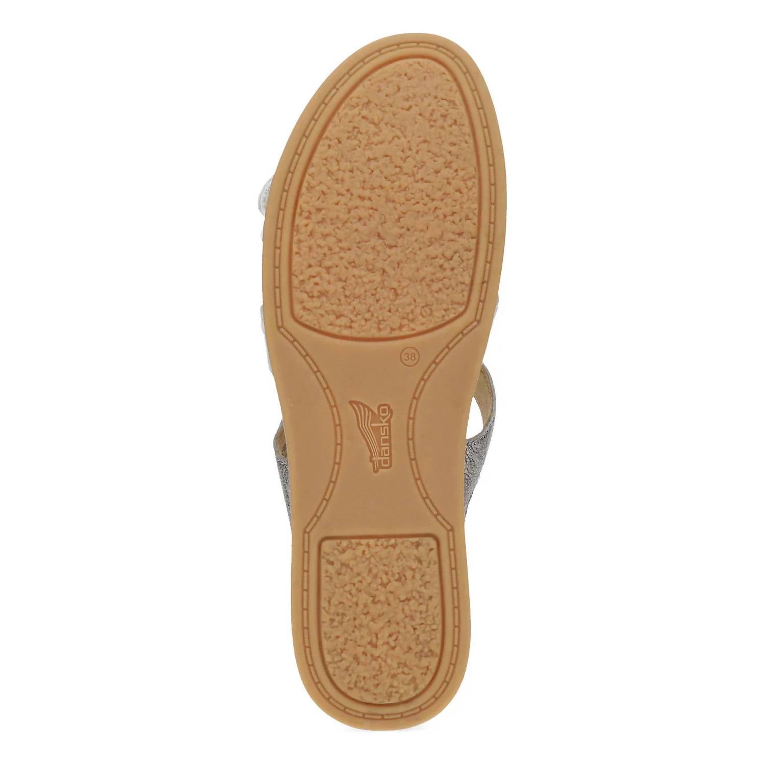 Dansko - Campbell Lightweight Sandals - sandals - shoes - silver