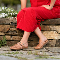 Dansko - Leilani Huarache Mules - beige - clogs - leather
