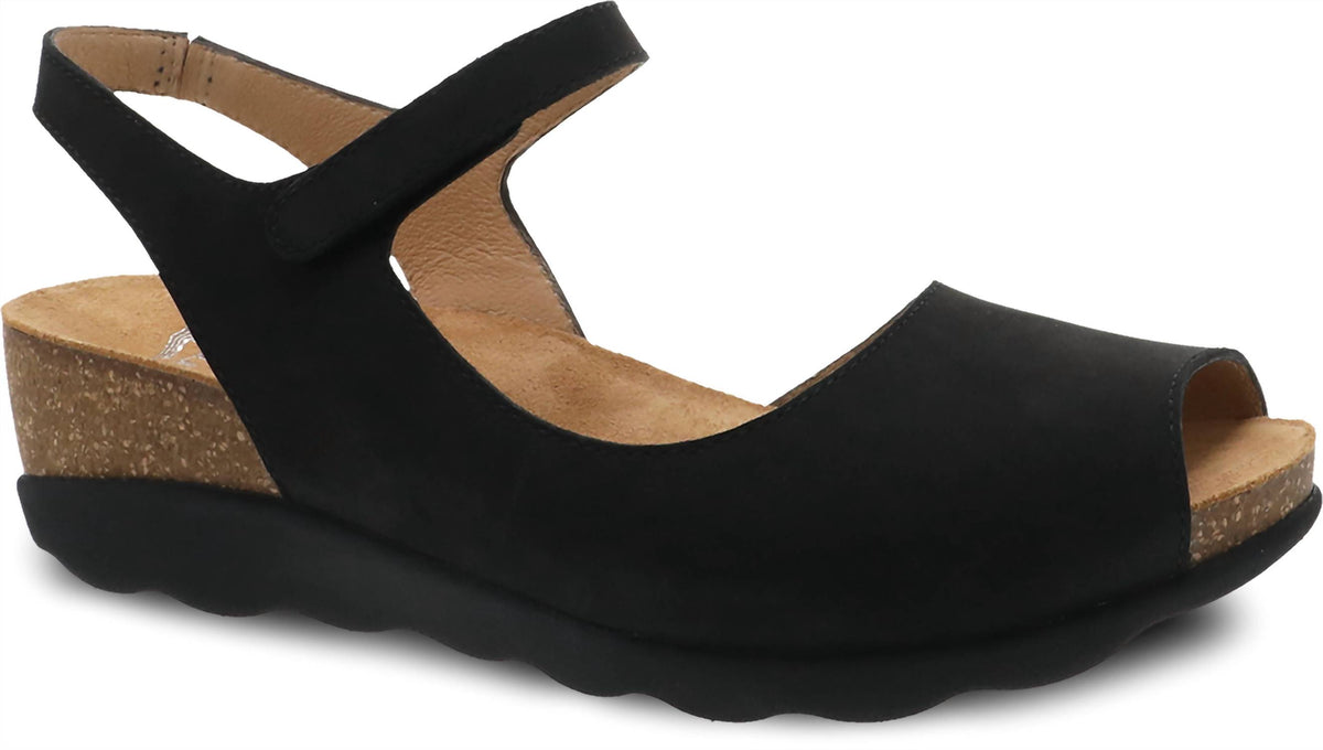 Dansko - Marcy Milled Nubuck Wedge Sandals