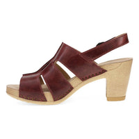 Dansko - Tatiana Peep - toe Sandal - red - sandals - shoes