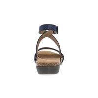 Dansko - Women's Rafferty Ankle Strap Sandal - blue - leather - sandals