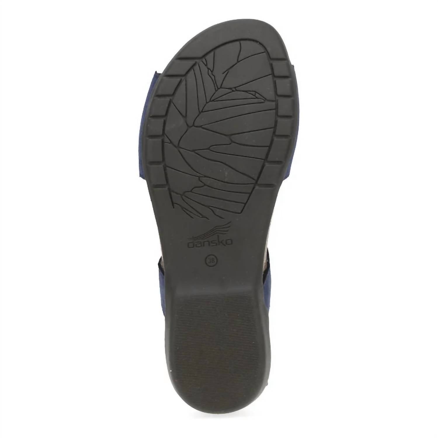 Dansko - Women's Rafferty Ankle Strap Sandal - blue - leather - sandals