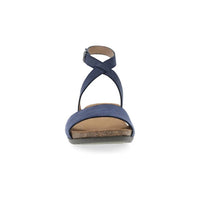 Dansko - Women's Rafferty Ankle Strap Sandal - blue - leather - sandals