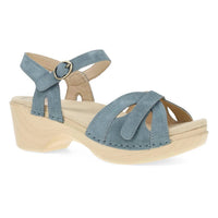 Dansko - Women's Season Sandal - blue - sandals - shoes