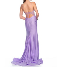 Dave & Johnny - Corset Top Prom Dress - clothing - dresses - patterned
