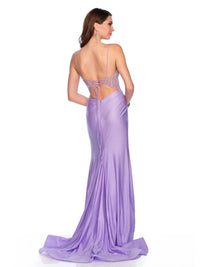 Dave & Johnny - Corset Top Prom Dress - clothing - dresses - patterned