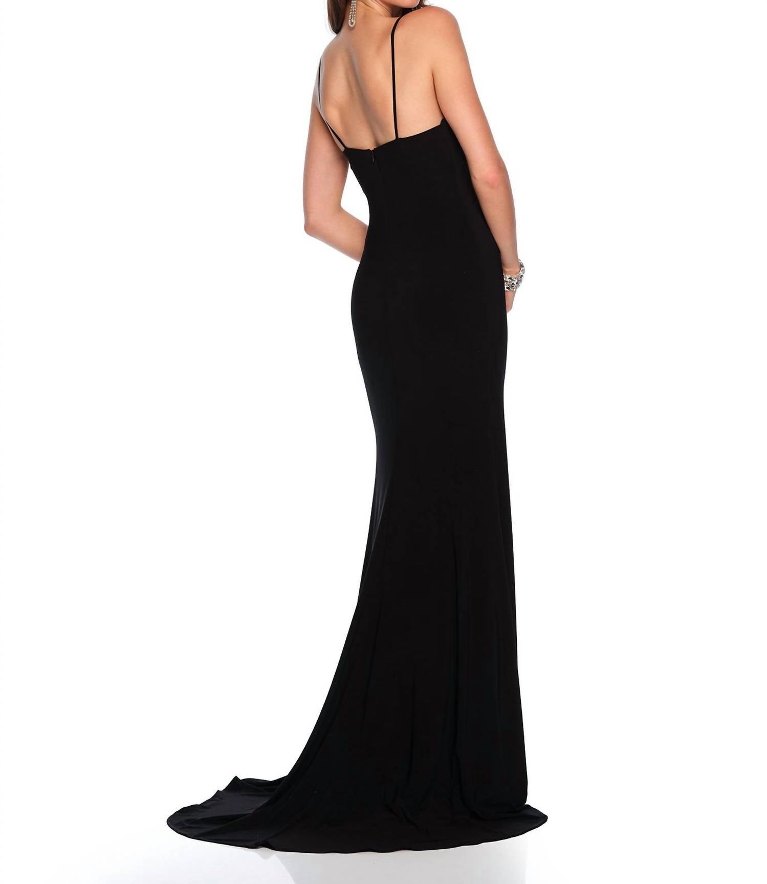 Dave & Johnny - Long Evening Dress - black - clothing - dresses