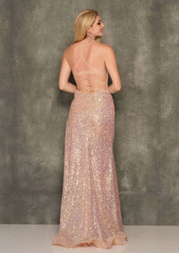 Dave & Johnny - Sexy Back One Shoulder Prom Dress - clothing - dresses - patterned