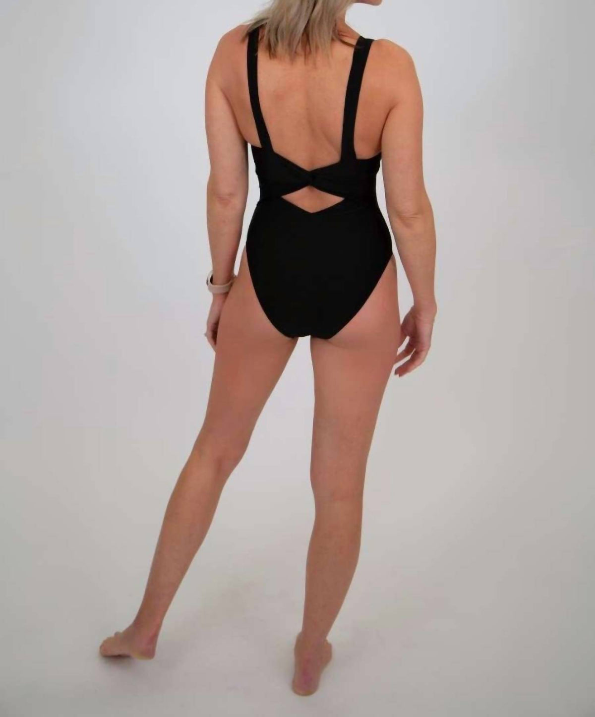 Davi & Dani - Plunging One Piece Swimsuit