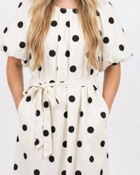 Davi & Dani - Polka Dot Hottie Dress