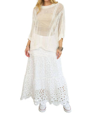 Davi & Dani - Send a Message Mesh Sweater