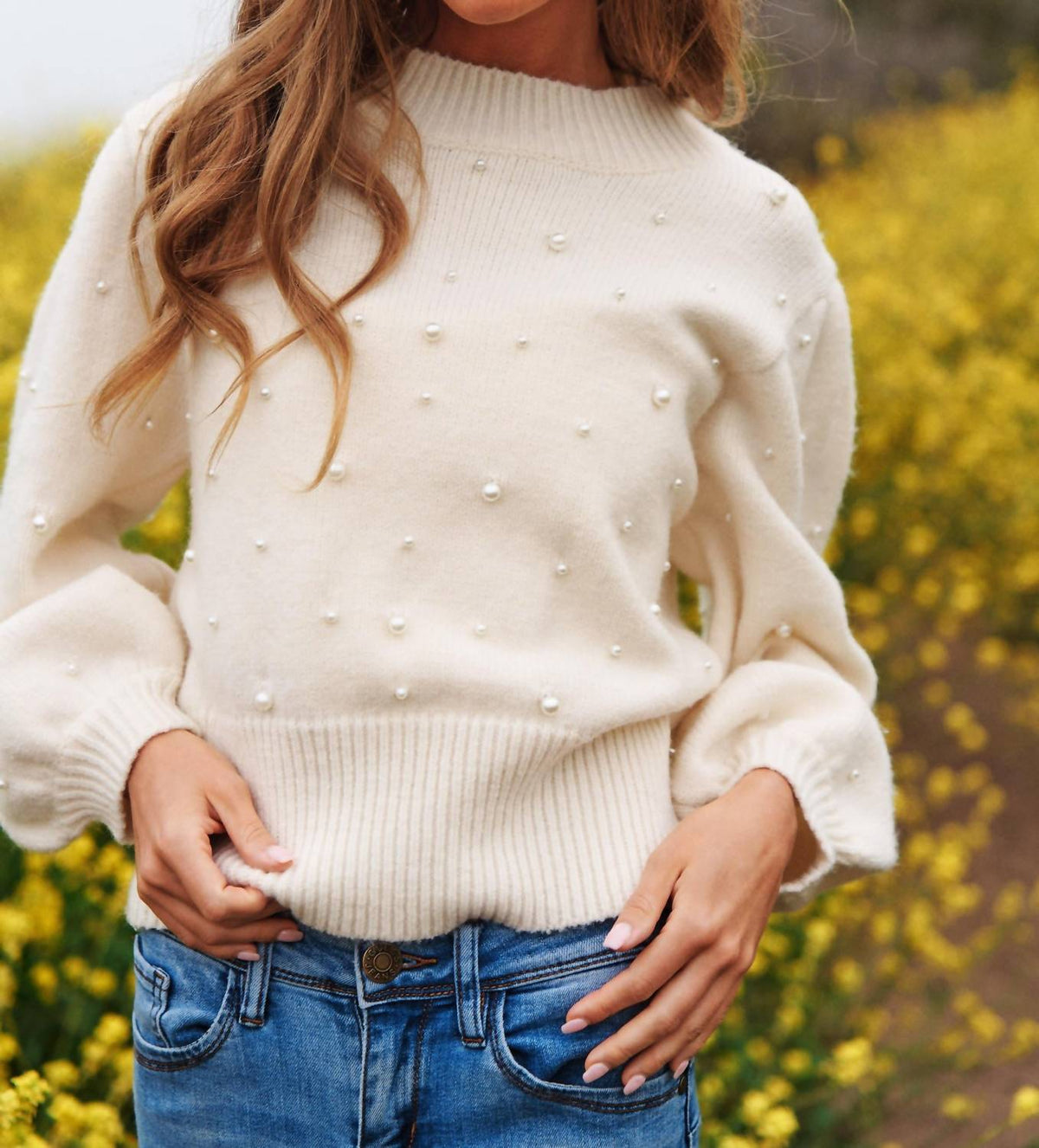 Davi & Dani - Sweetest Together Pearl Sweater