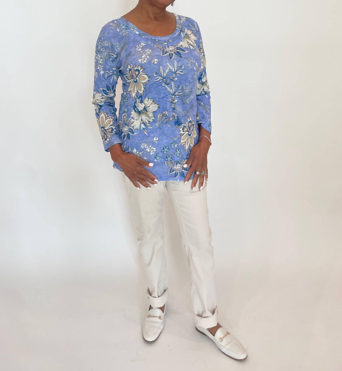 David Cline - Luna Double Layer Long Sleeve Top