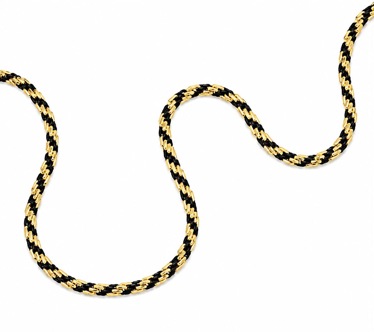 David Markstein - Two Tone Rope Chain Necklace