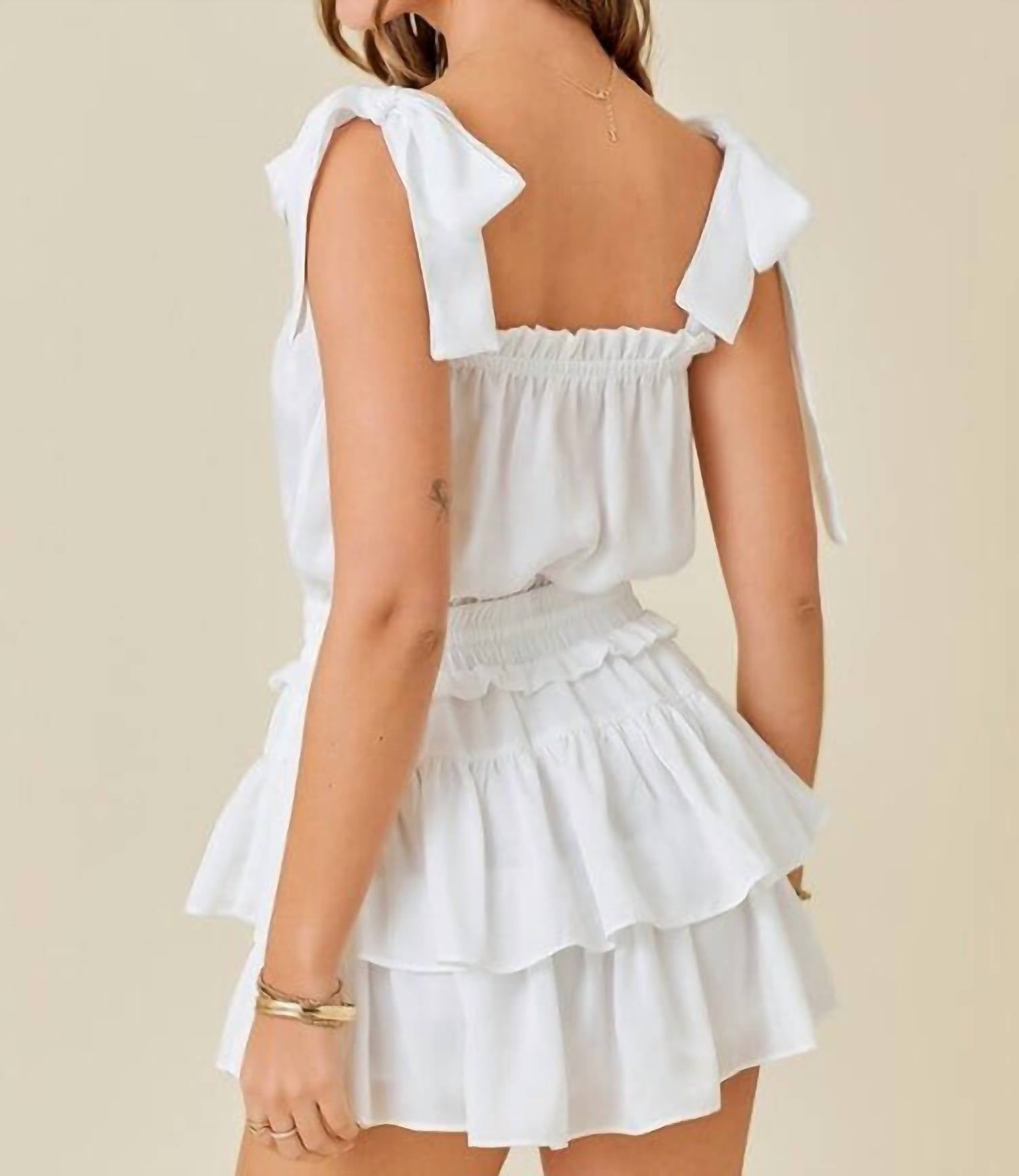 Day + Moon - Darla Tie Strap Romper - clothing - jumpsuits - pants