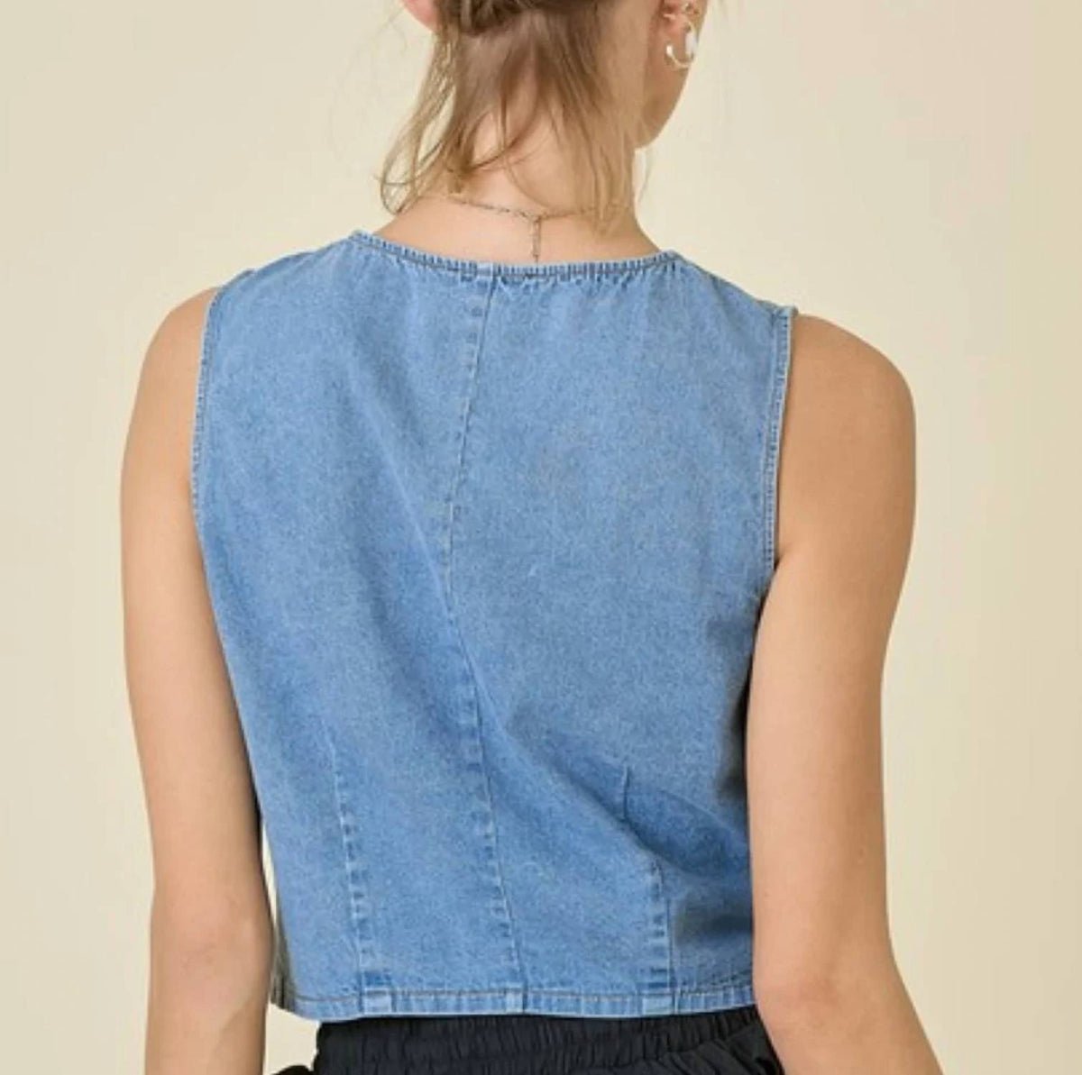 Day + Moon - Front Ties Vest