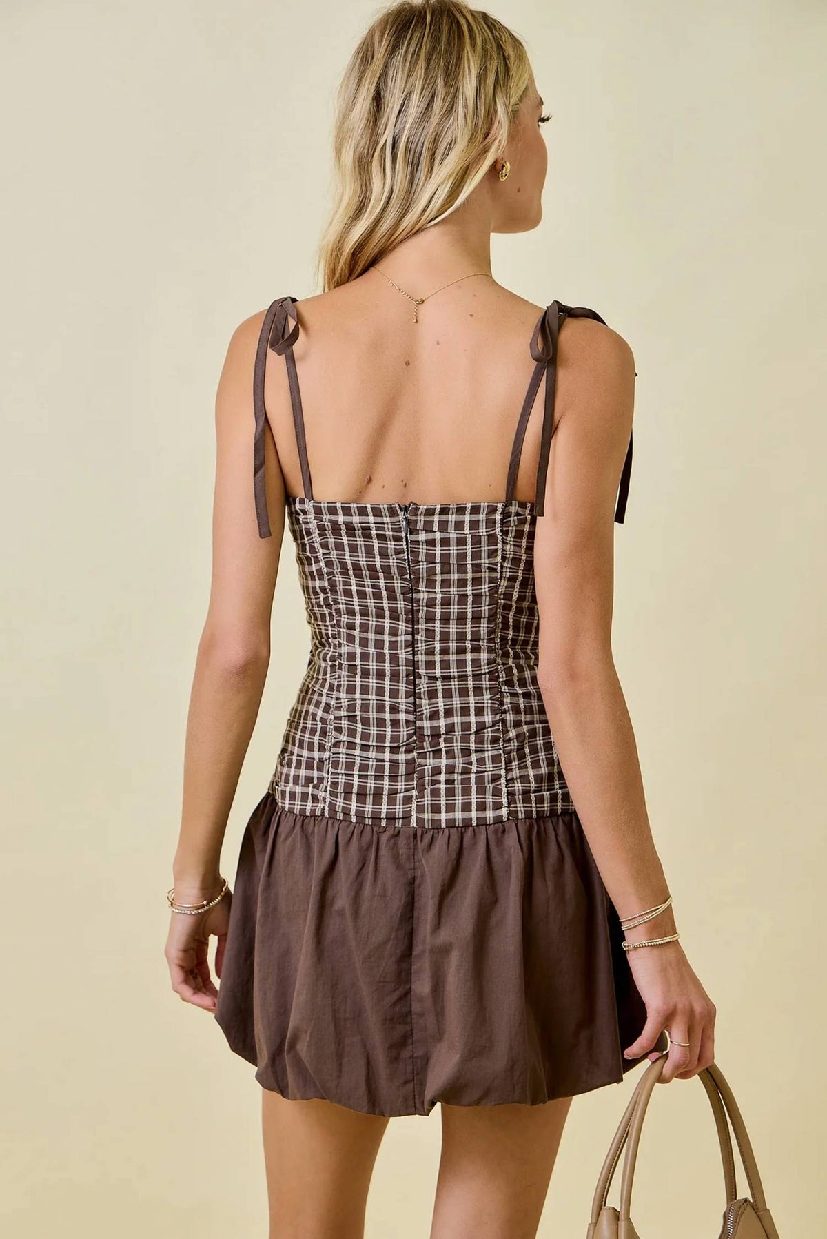 Day + Moon - Gingham Mini Dress