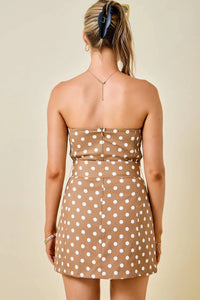 Day + Moon - Jane Strapless Mini Dress