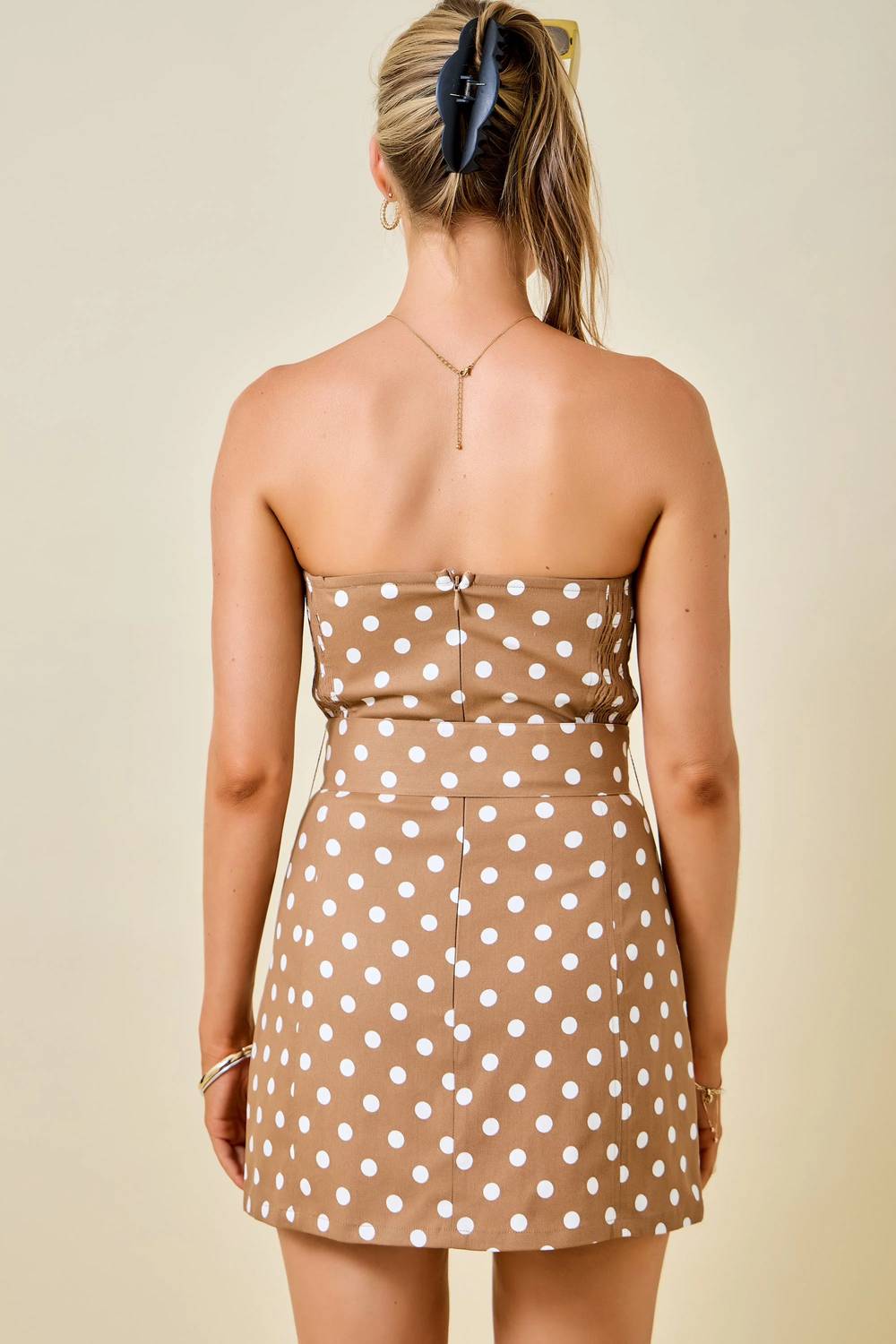 Day + Moon - Jane Strapless Mini Dress