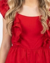 Day + Moon - Lover Tie Back Romper