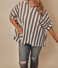 Day + Moon - Nautilus Button Down Top