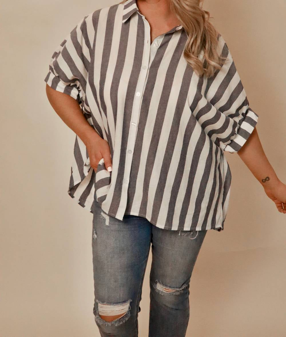 Day + Moon - Nautilus Button Down Top