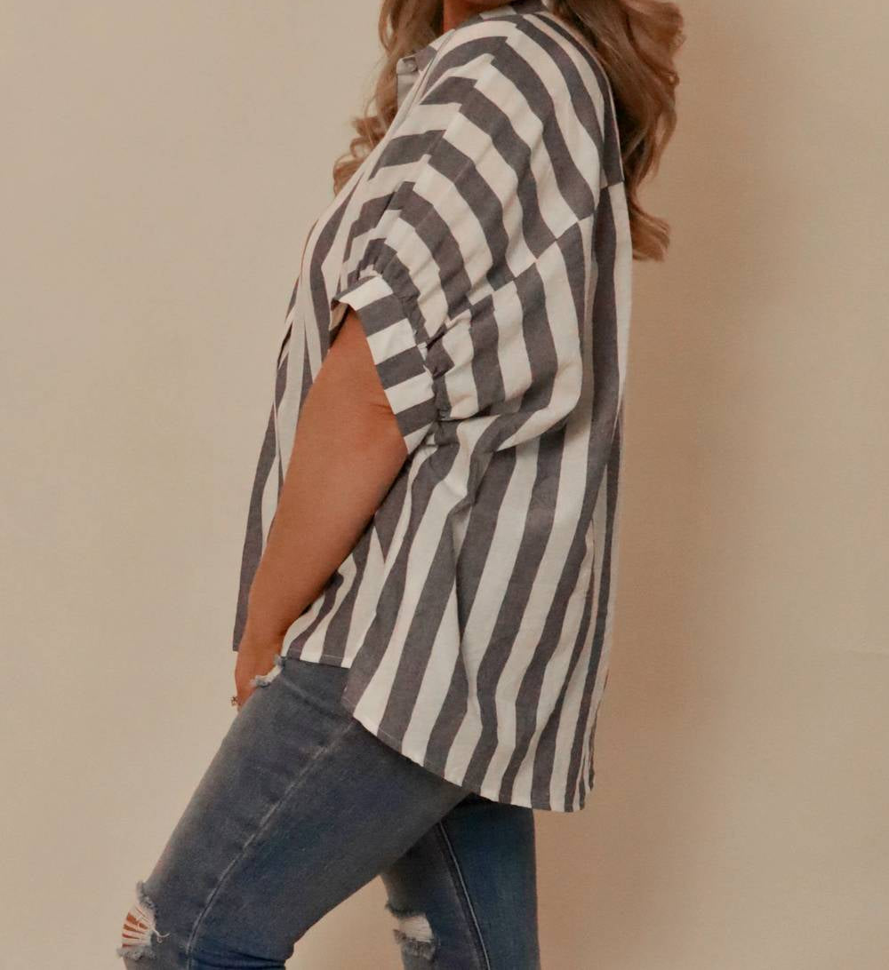 Day + Moon - Nautilus Button Down Top