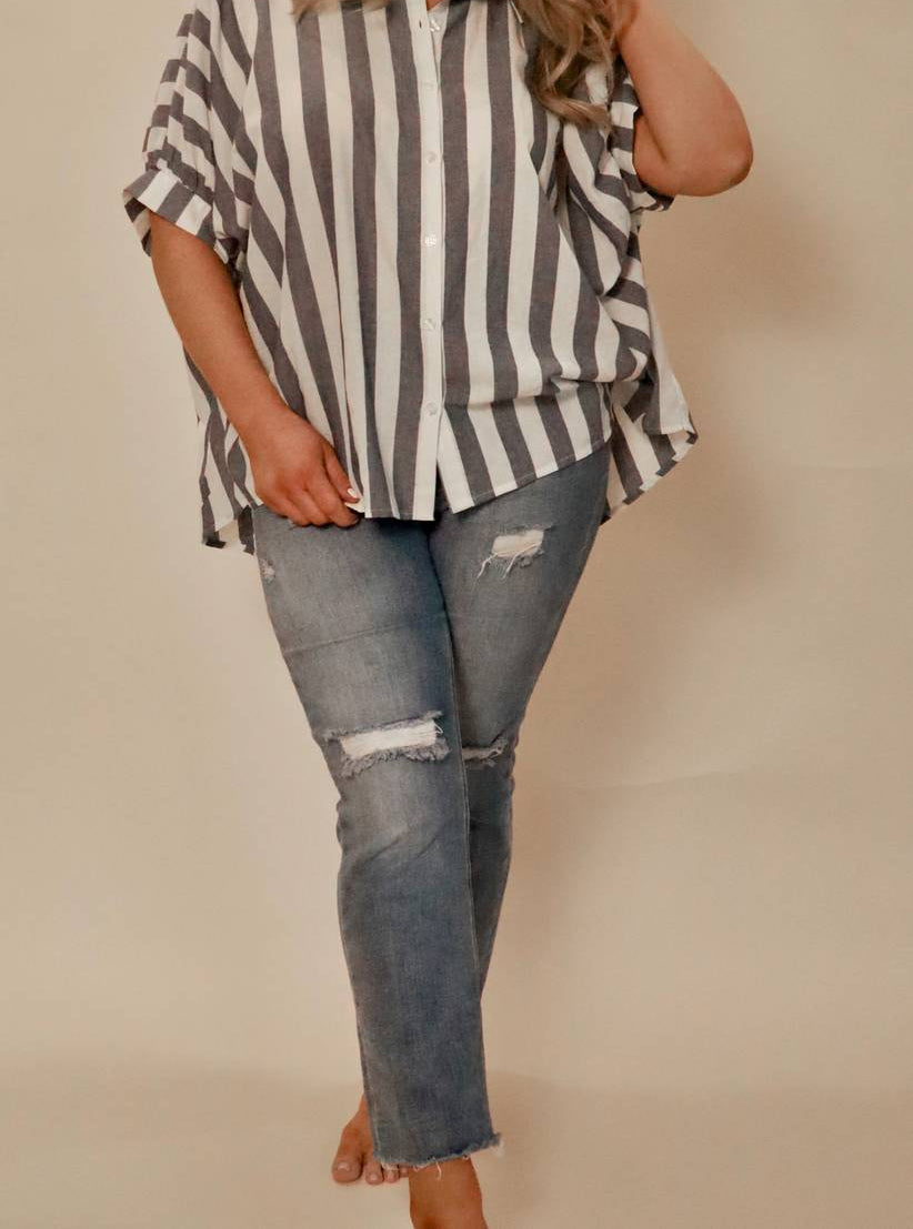 Day + Moon - Nautilus Button Down Top