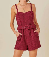 Day + Moon - Rowdy Belted Romper