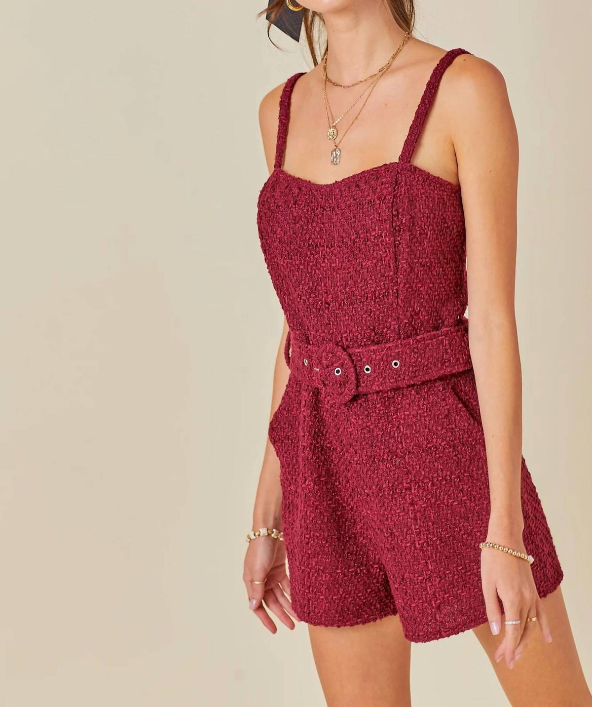 Day + Moon - Rowdy Belted Romper