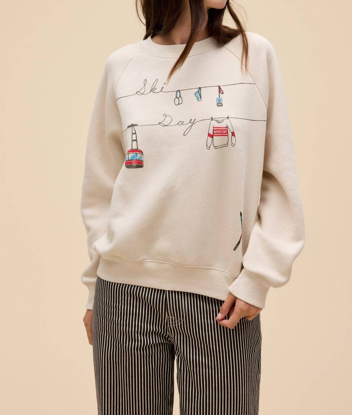 Daydreamer - Ski Day Raglan Sweatshirt