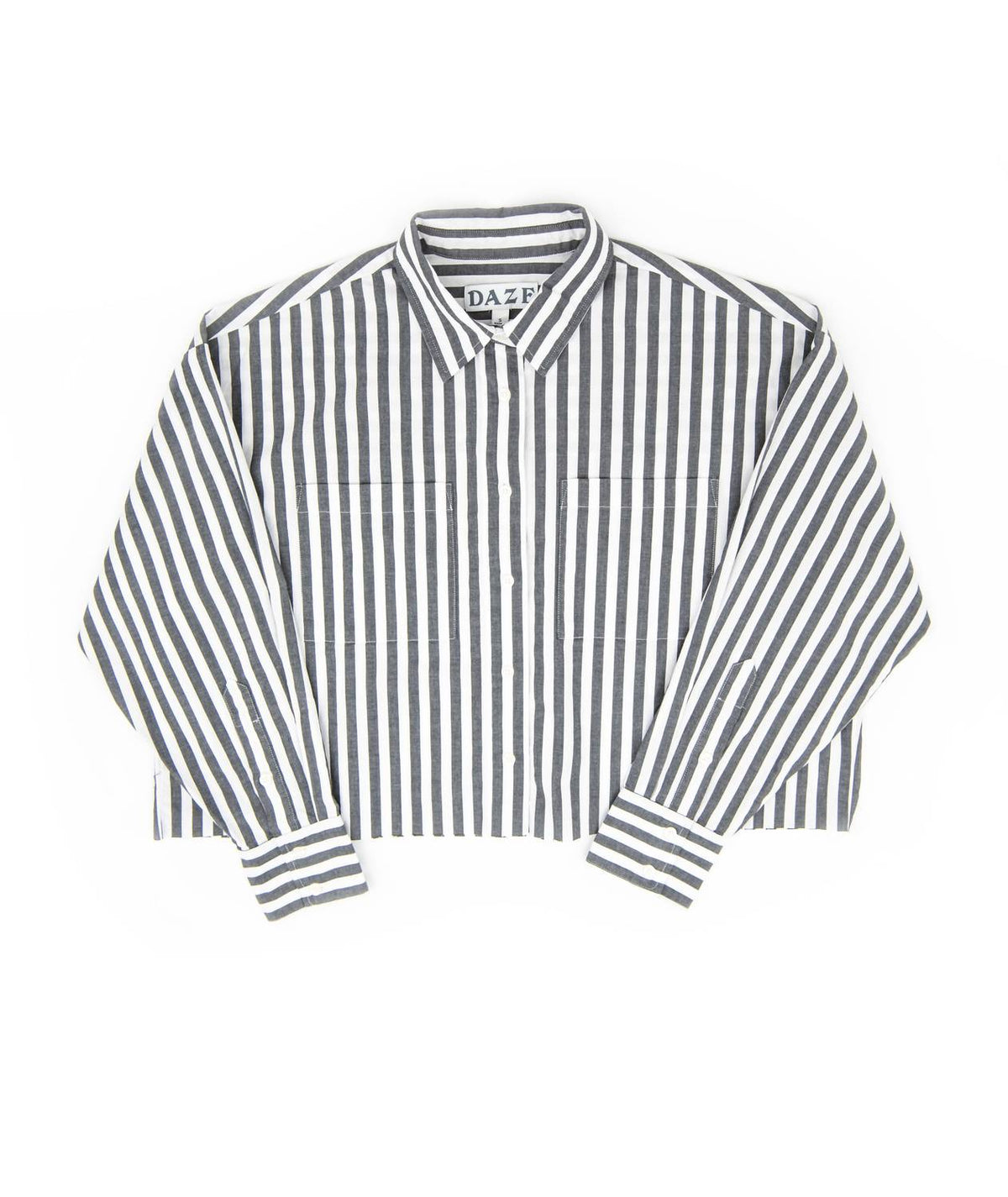 Daze - Academy Cropped Button Down Shirt