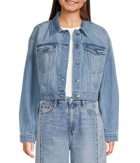 Daze - Del Mar Cropped Denim Jacket