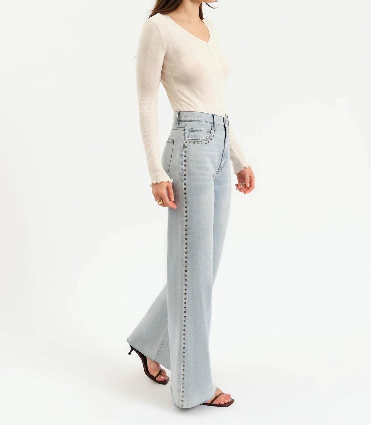 Daze - Far Out High Rise Wide Leg Jeans